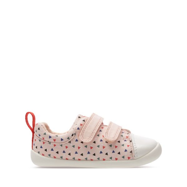 Clarks Girls Roamer Craft Toddler Canvas Pink | USA-7234680